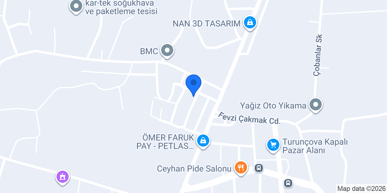 Çağlayan Rotbalans konumu