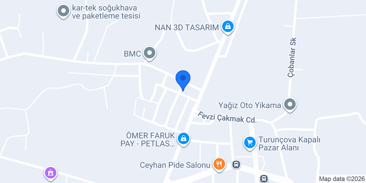 Berkay Oto Yedek Parça konumu