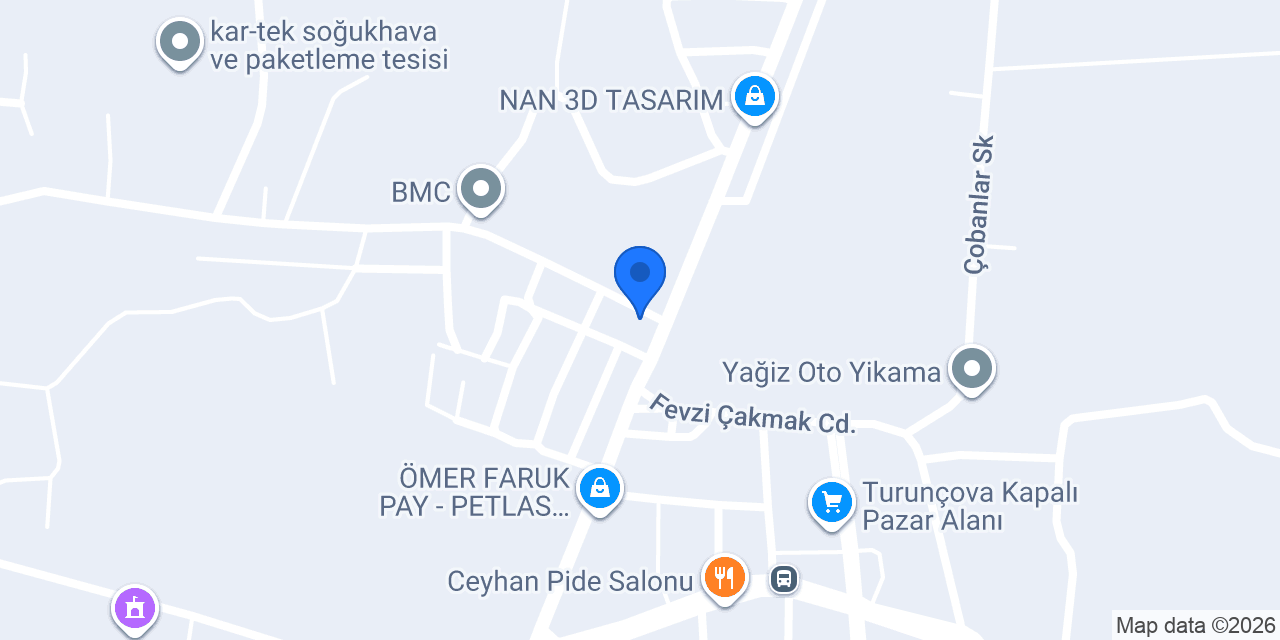 Seldüz Oto Lastik konumu