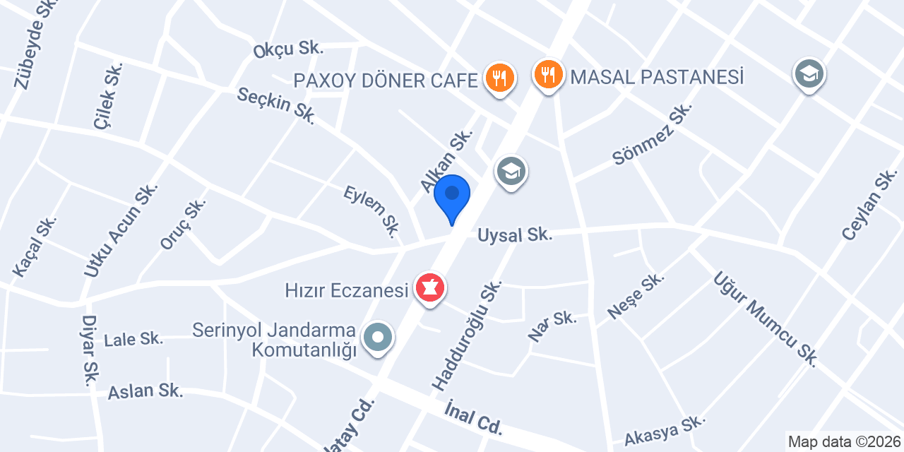 Baran Giyim Mağazası konumu