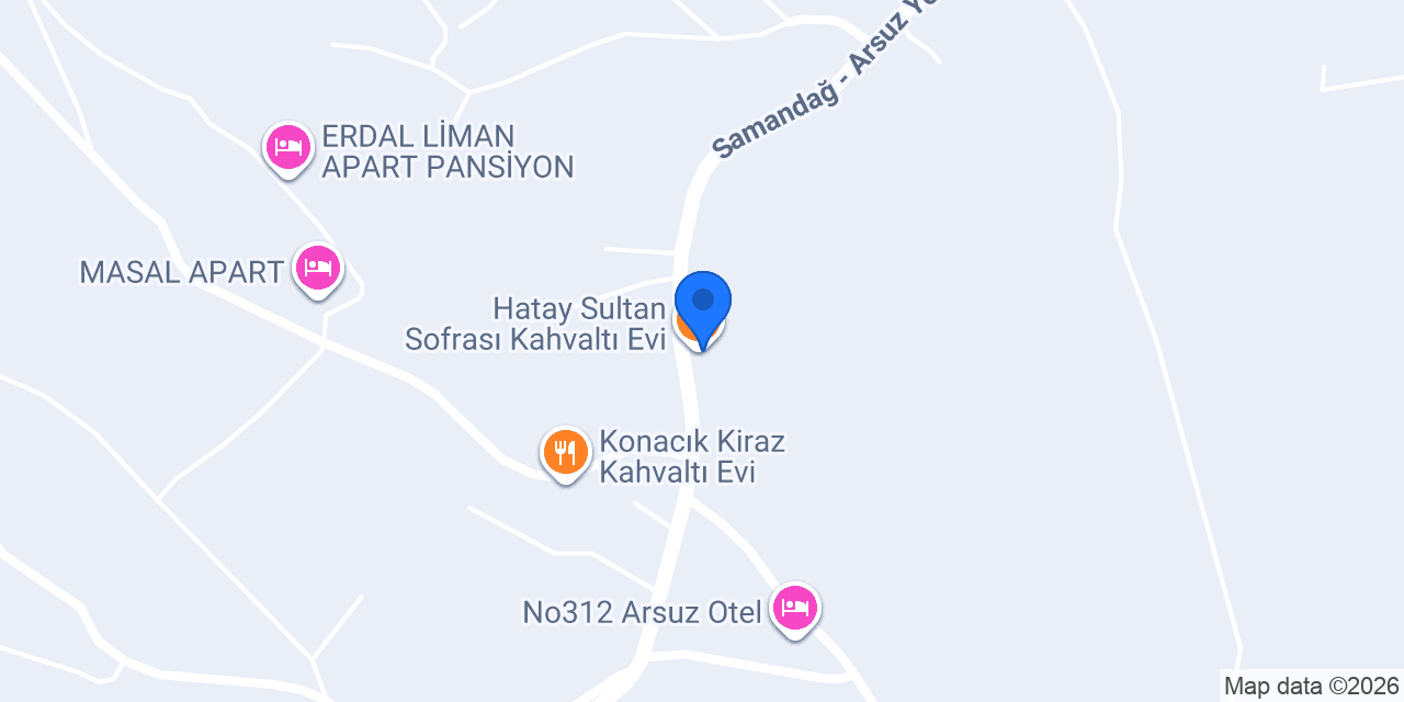 Hatay Sultan Sofrası Kahvaltı Evi konumu