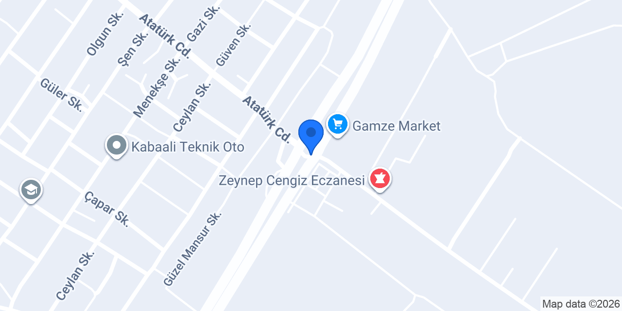 Demirbilek İlköğretim Okulu konumu