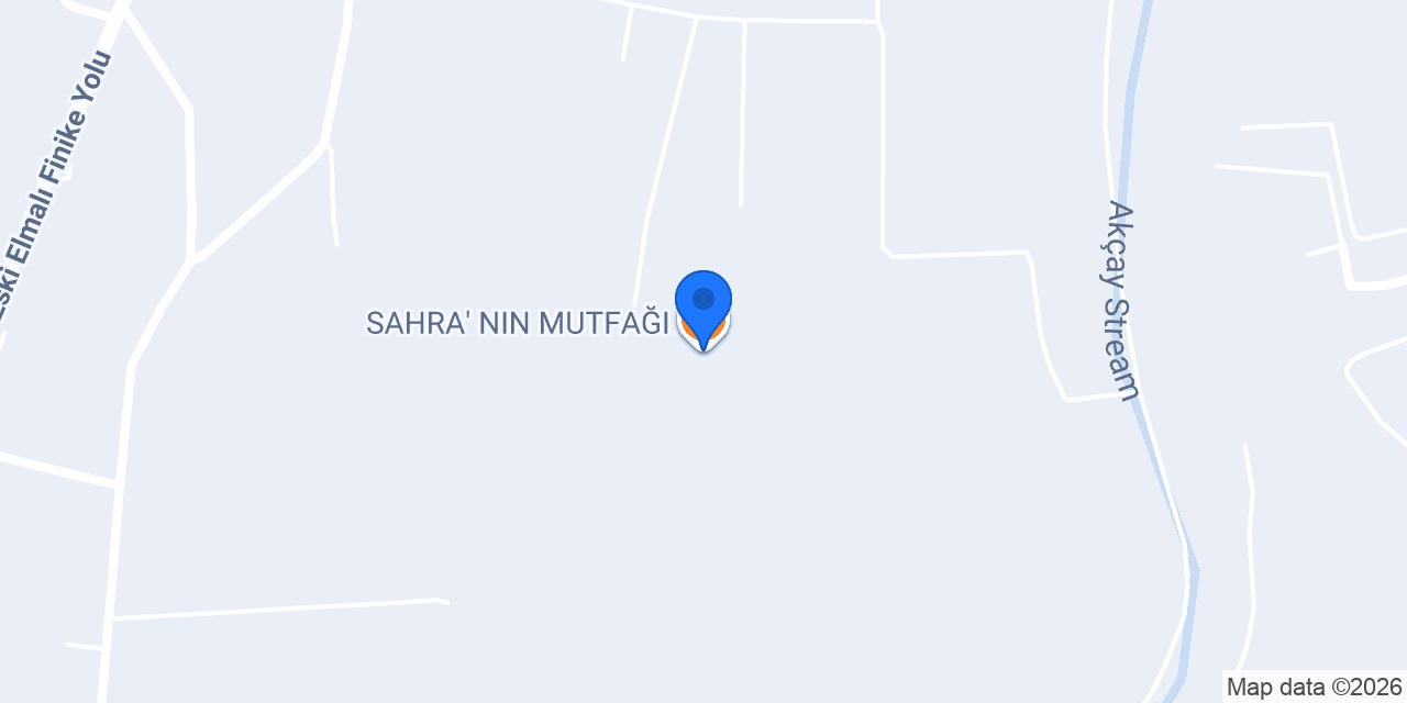 SAHRA' NIN MUTFAĞI konumu