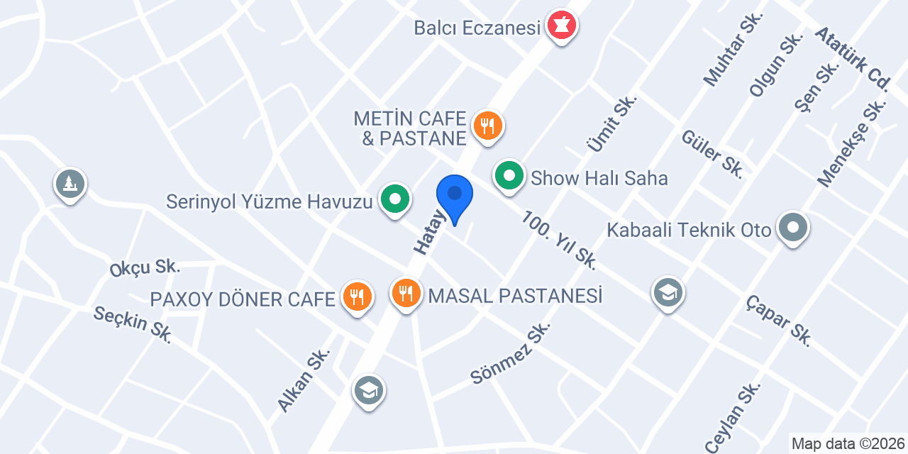 Özel Serinyol Kurs Merkezi konumu