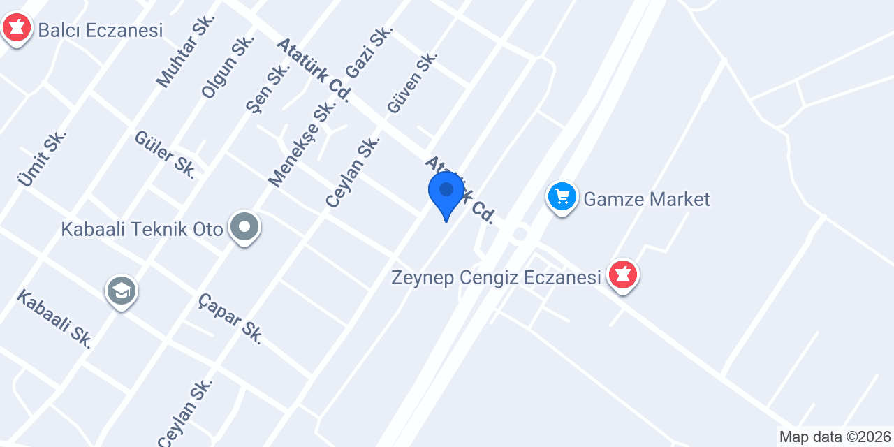 HATAY HAVALİMANI TAKSİ konumu