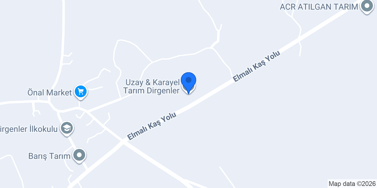 Uzay & Karayel Tarım Dirgenler konumu
