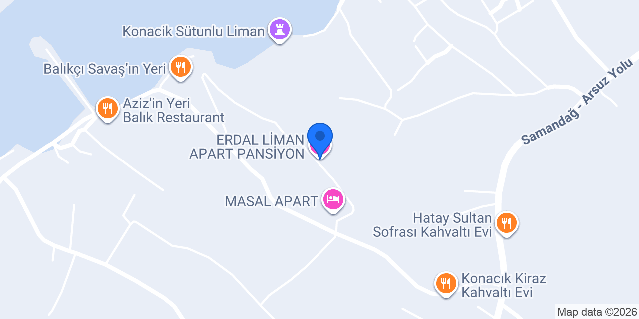 ERDAL LİMAN APART PANSİYON konumu
