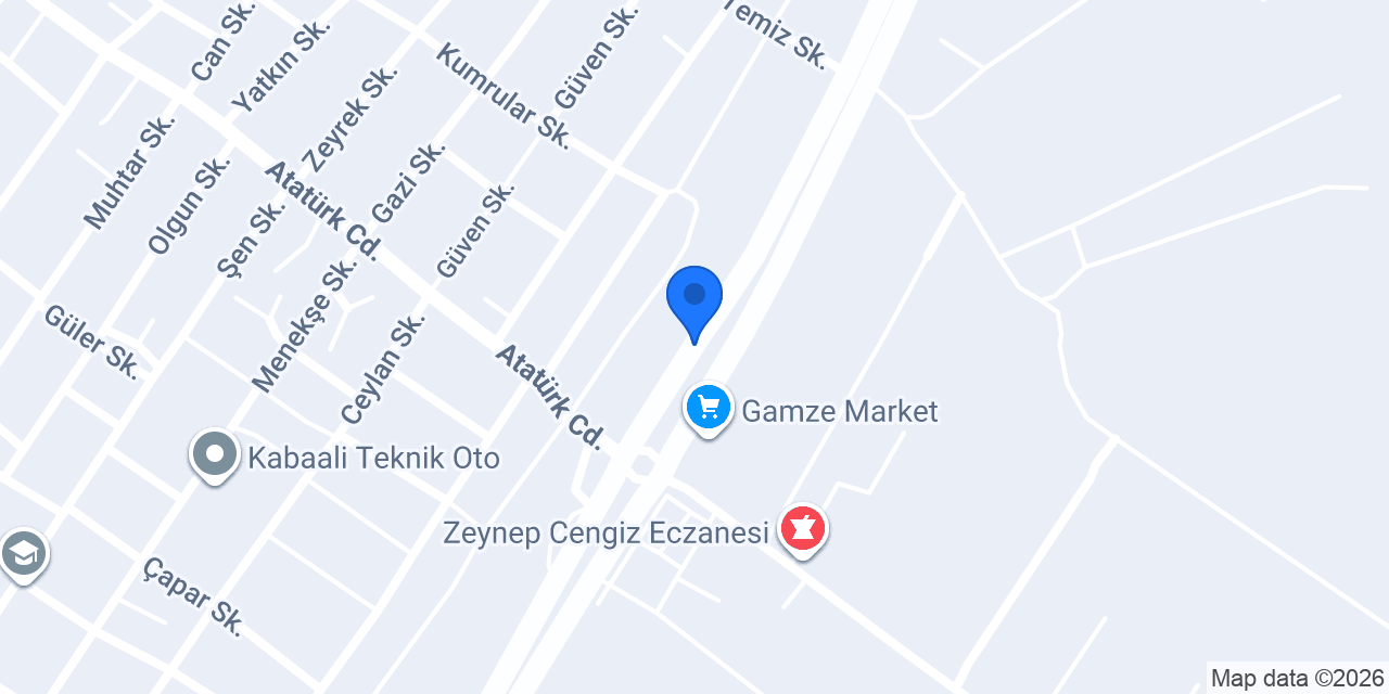 Hatay Rent A Car konumu