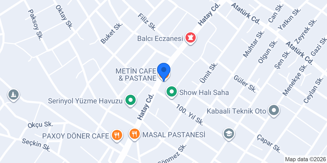 Başak Pastanesi konumu