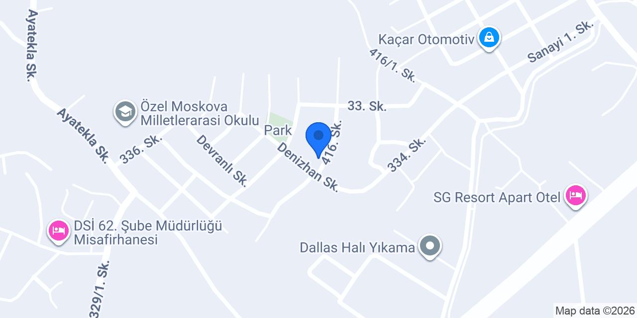 Başkan Mobilya konumu