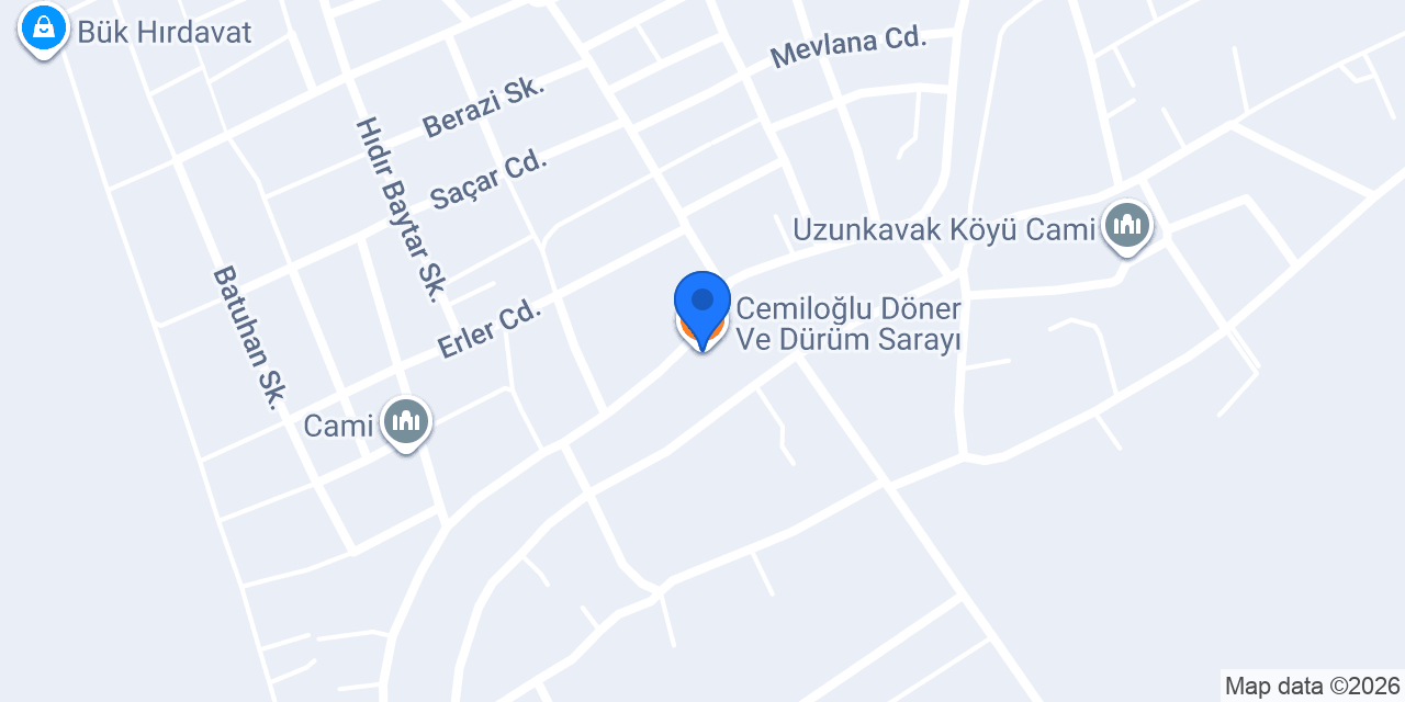 Cemiloğlu Döner Ve Dürüm Sarayı konumu