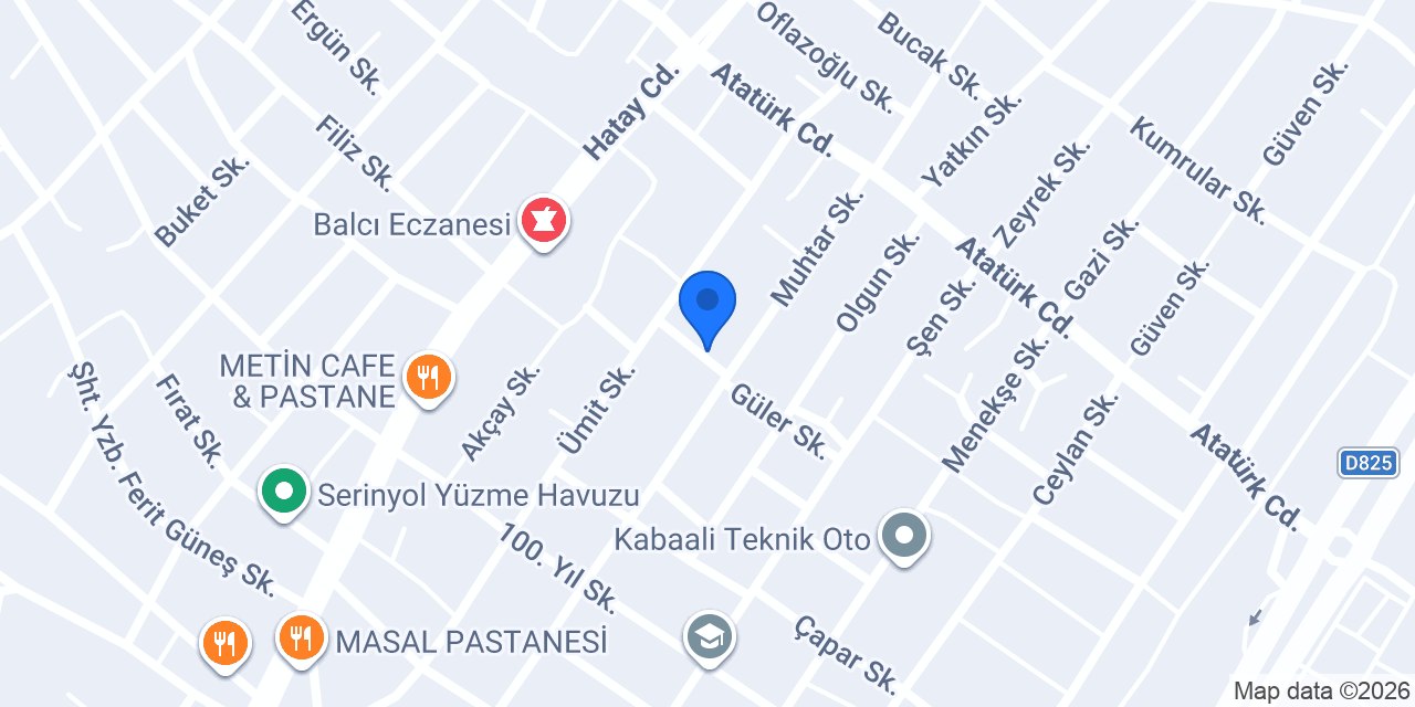 Cimen organik BAL konumu