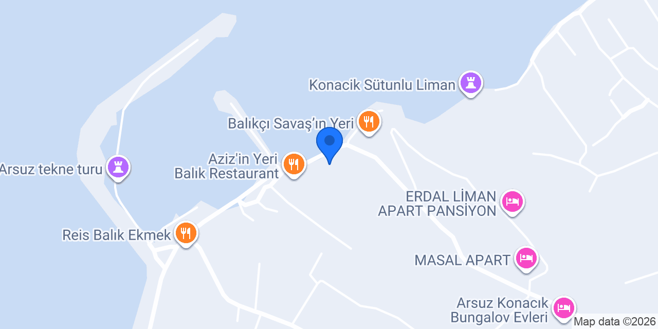 İsanın Yeri Balık Restaurant konumu