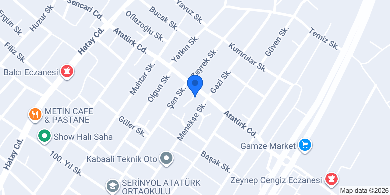 İnan Mobilya konumu