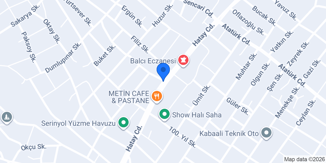 Yeşil Yapı Market konumu