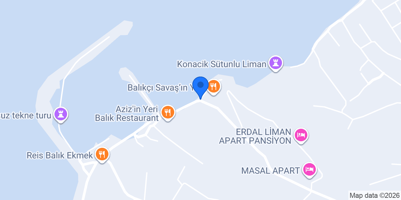 Serin Yer Balık Restaurant konumu