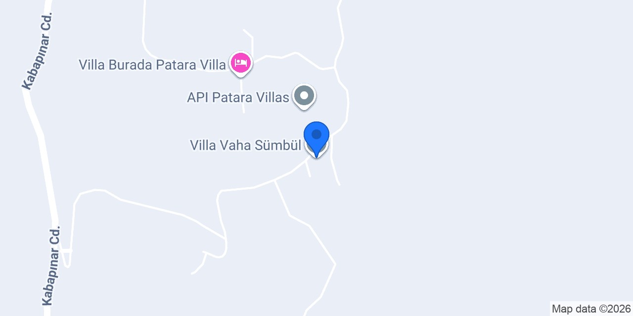 Villa Vaha Sümbül konumu