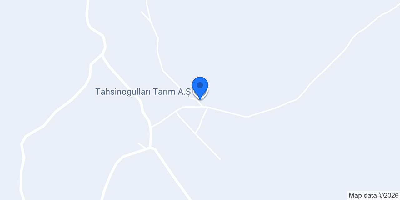 Tahsinogulları Tarım A.Ş. konumu