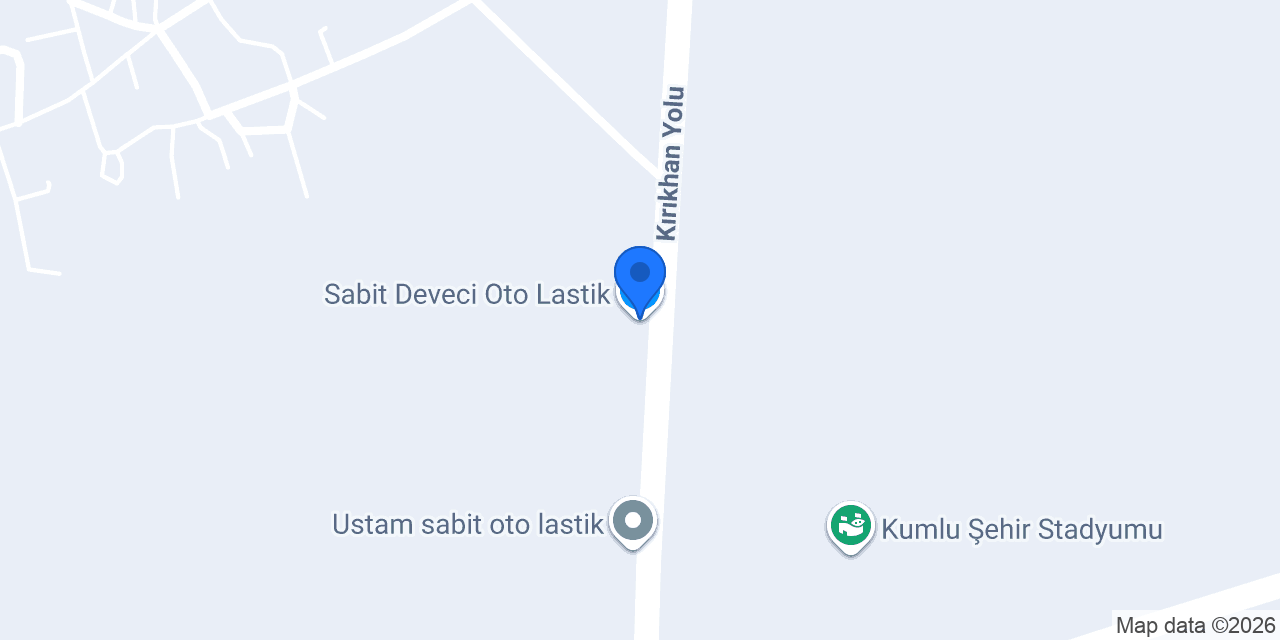 Sabit Deveci Oto Lastik konumu