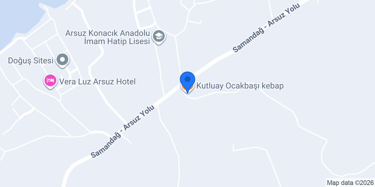 Kutluay Ocakbaşı kebap konumu