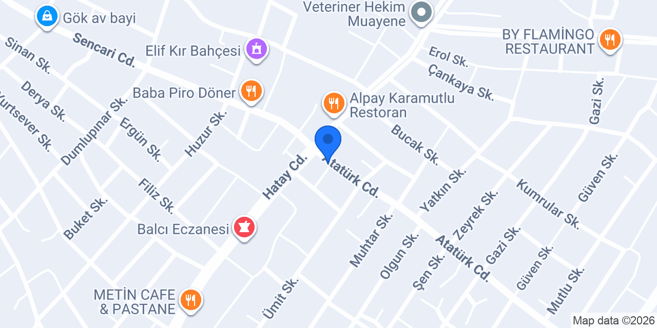 Serinyol fırın cafe konumu