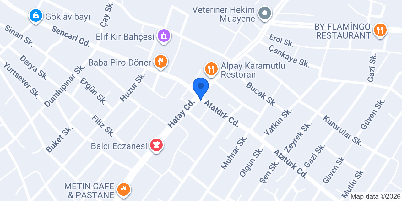 Vural Baharat Dünyası konumu