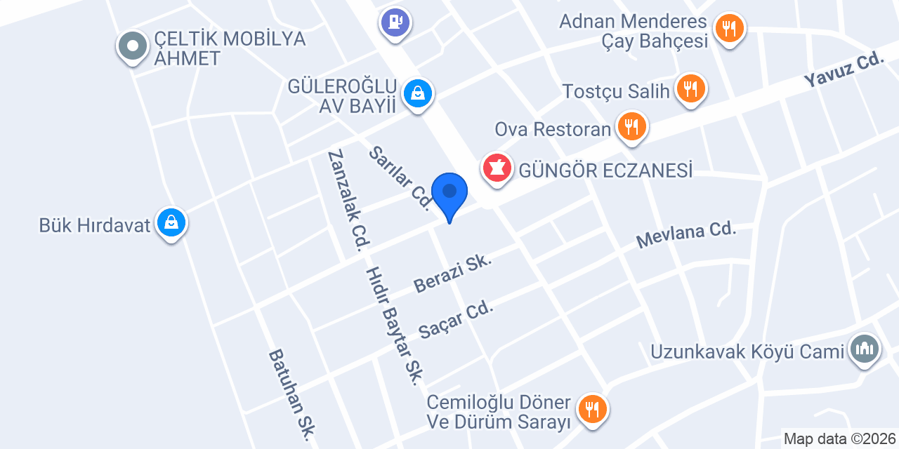Güven Pide Fırını konumu