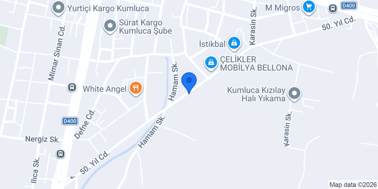 Kumluca Vizyon Mobilya konumu