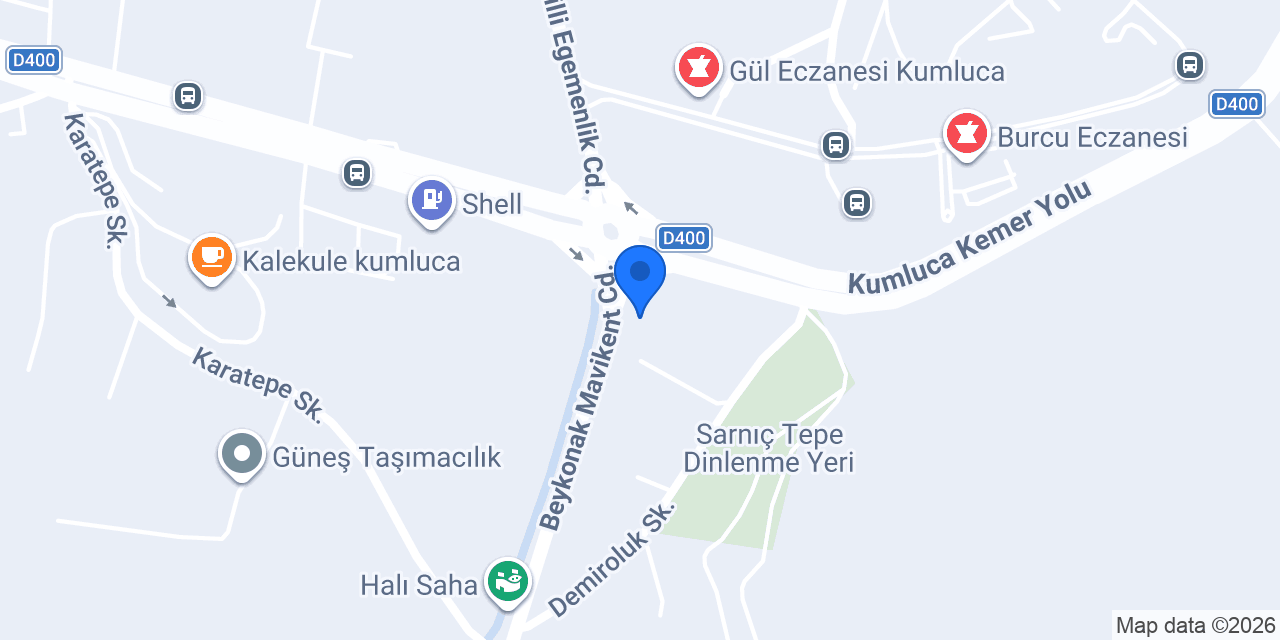 DEĞİRMENCİ OTOMOTİV konumu