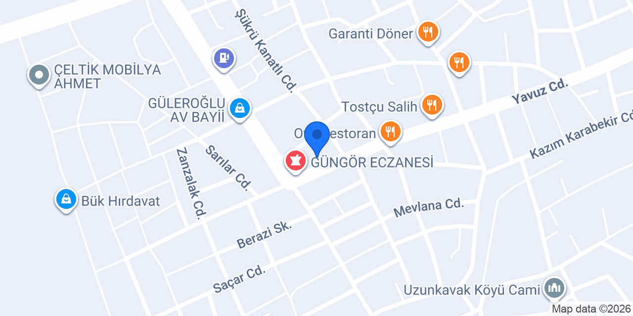 Uygunlar Mobilya konumu