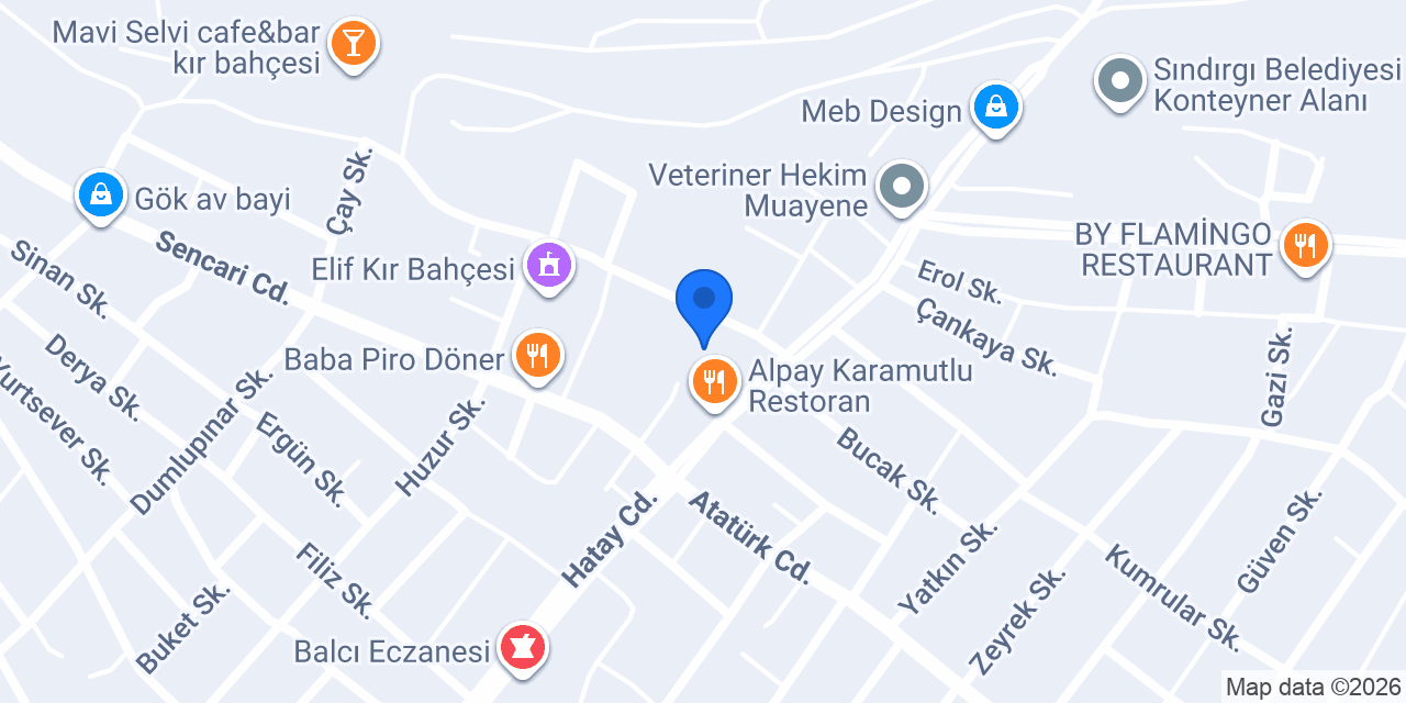 Serinyol Atatürk İlkokulu konumu