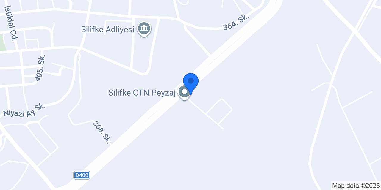 Çetin Fidancılık Silifke konumu