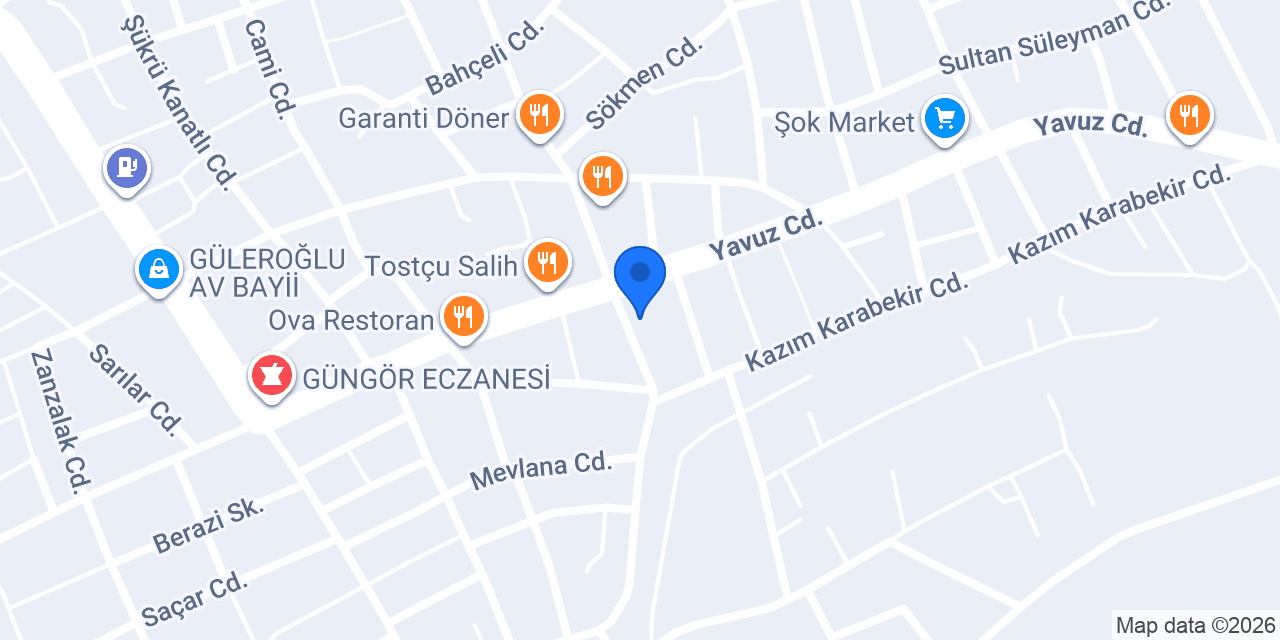 Atatürk İlkokulu konumu