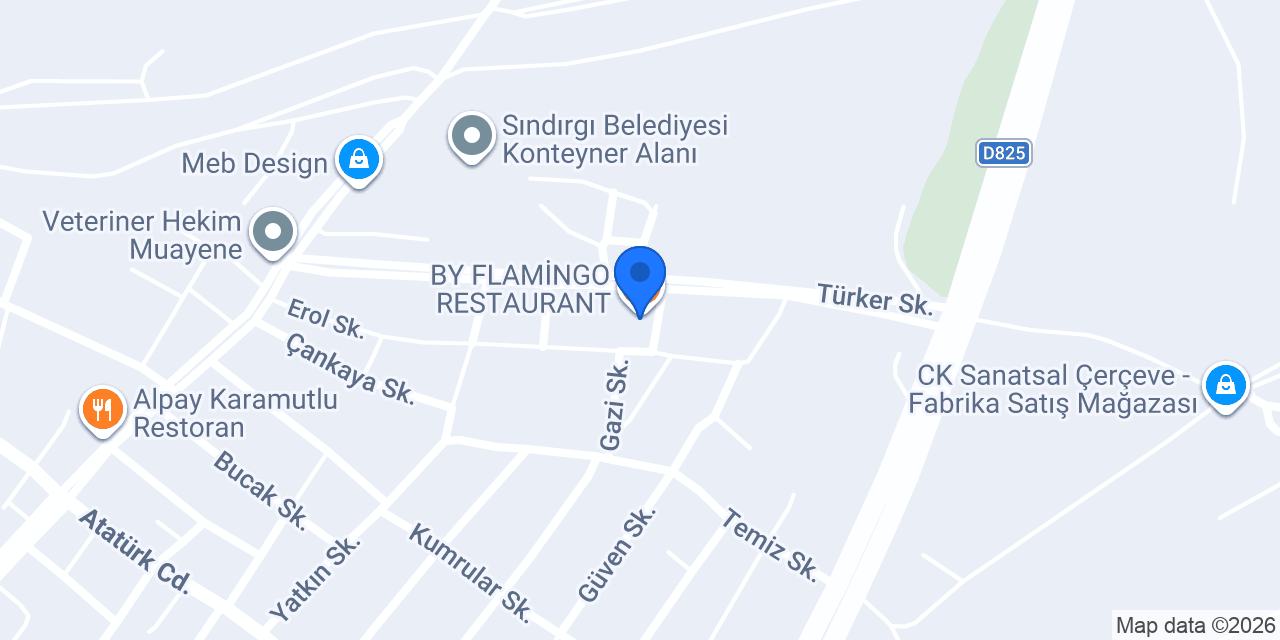 BY FLAMİNGO RESTAURANT konumu