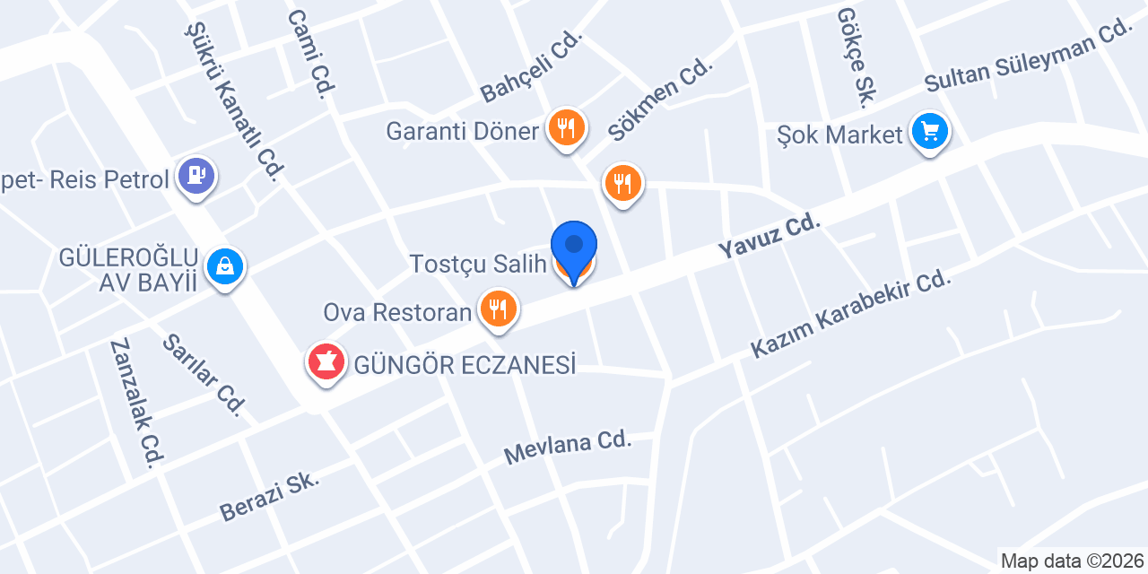 Tostçu Salih konumu