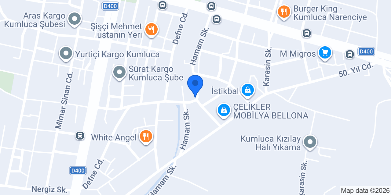 Kumluca Dağsil İlaçlama konumu