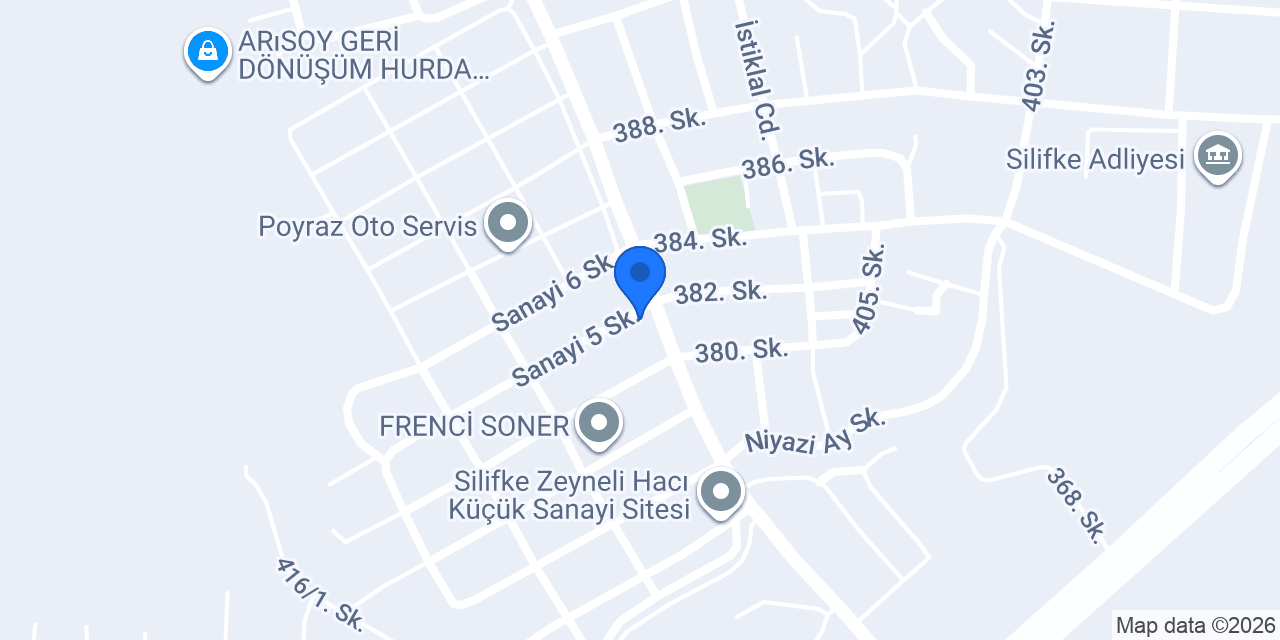 Güven Çelik yapı ferforje konumu