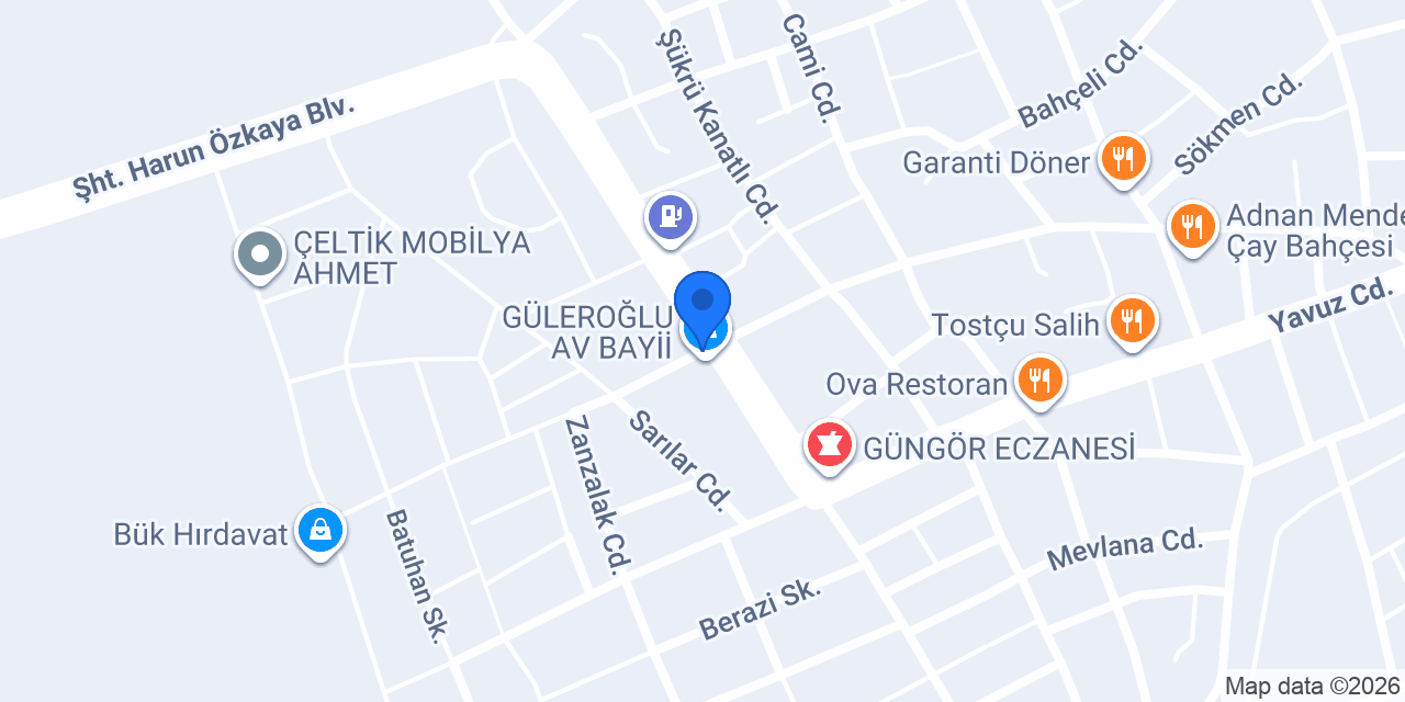 Cadde döner konumu