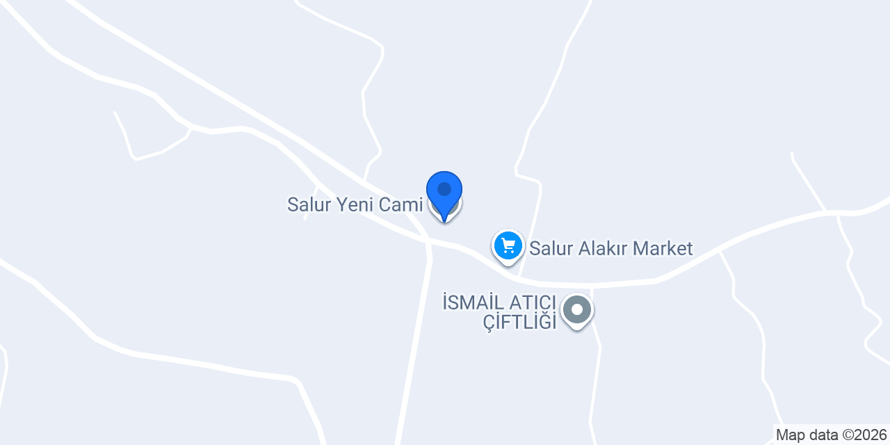 Salur Yeni Cami konumu