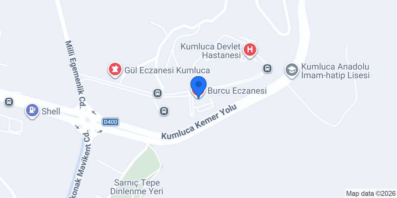 Burcu Eczanesi konumu