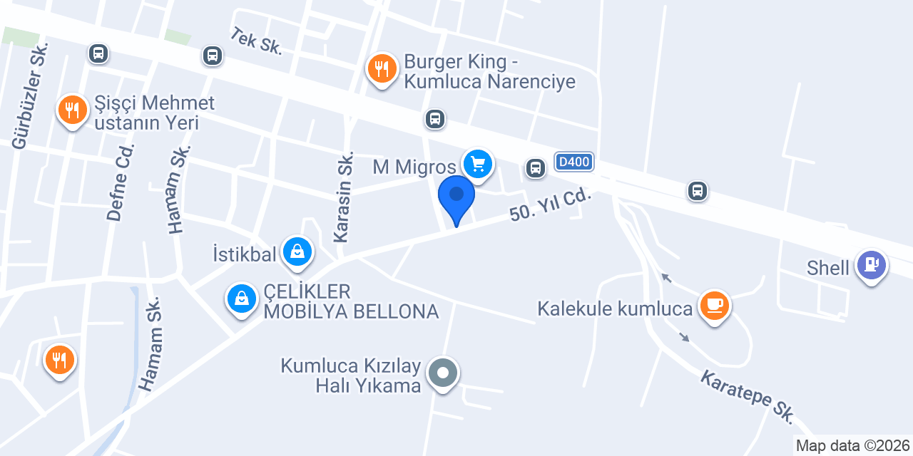 Korkmaz İnşaat Dekorasyon konumu