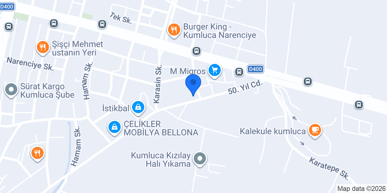 Özkaymaklım Künefe ve Katmer Salonu konumu