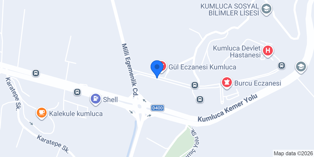 KARACA ECZANE konumu