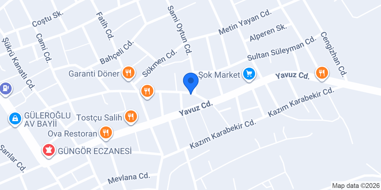 Tatarlar Market konumu