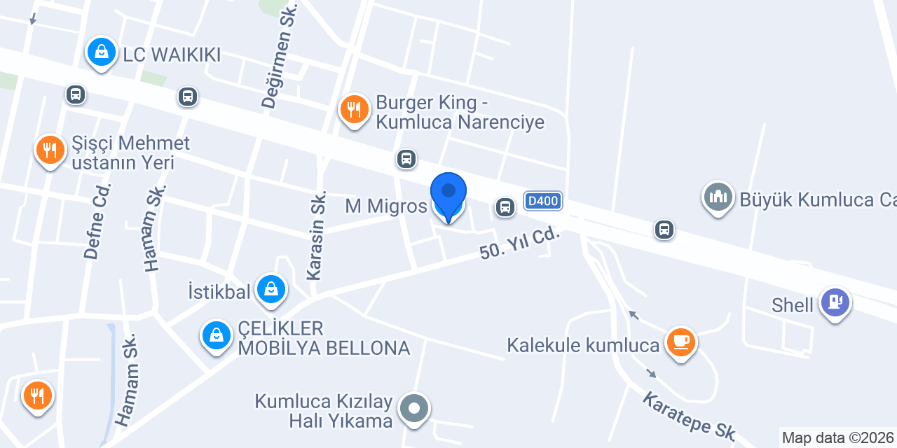 M Migros konumu