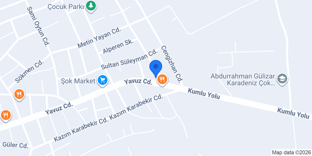 Dış cephe dekor konumu