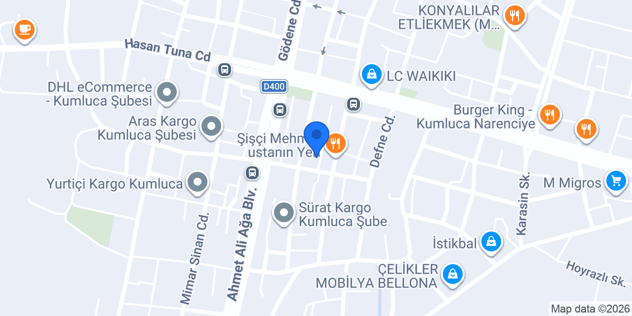 IŞIKLAR DÖNER&BURGER KUMLUCA konumu