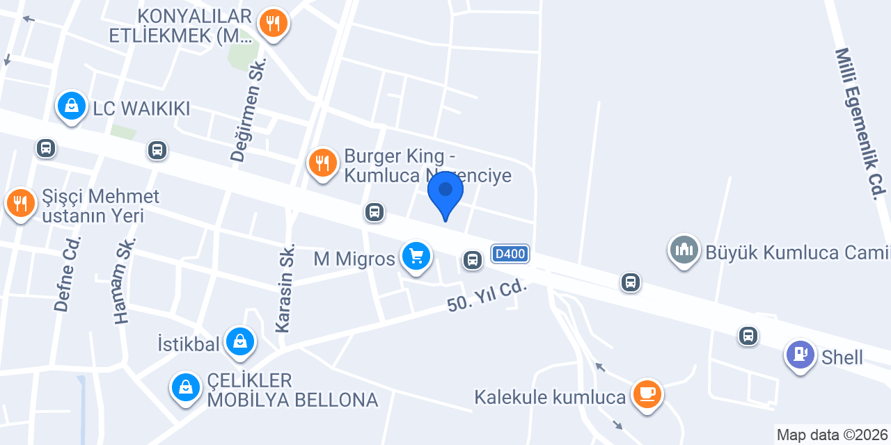 Hülya Erdoğan Makeup Studio Kumluca konumu
