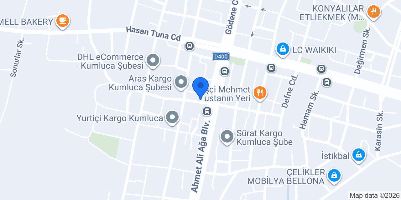 Bey Döner Kumluca konumu