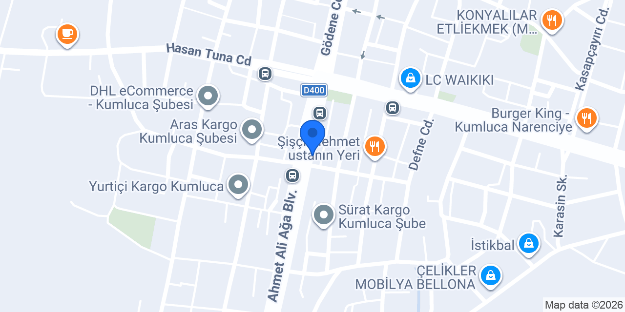 Ziyafet pide Kumluca konumu